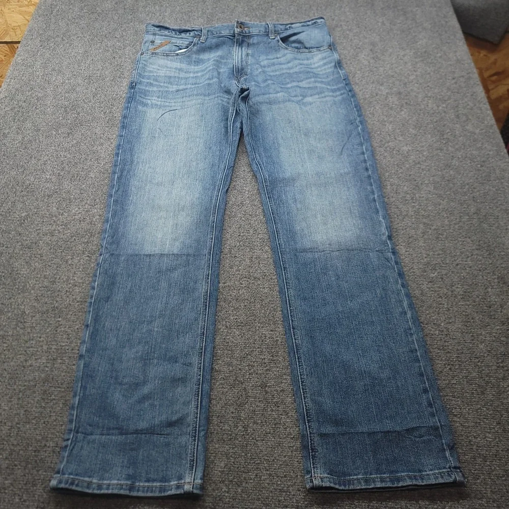 Ariat M2 Legacy Jeans Mens 40x34 Relaxed Boot Cut Medium Wash Denim Work Western